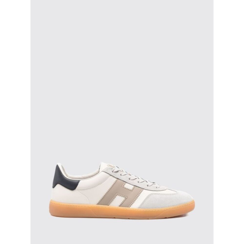 Hogan Men Cool Leather And Suede Trainers Hogan With H Logo And Serrated Sole